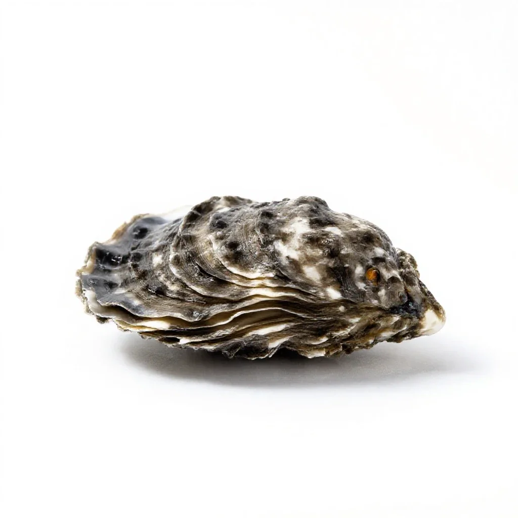 Seed oyster isolated on a white background