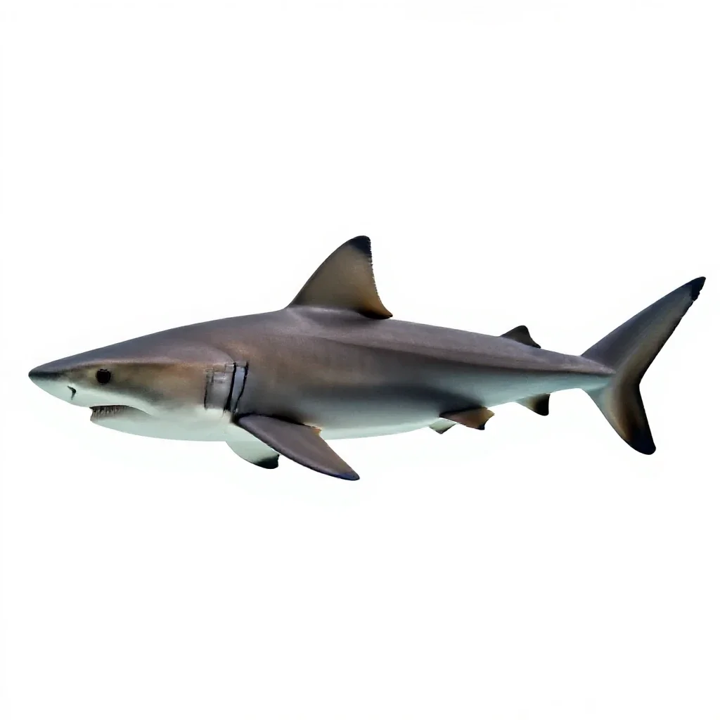 Shark isolated on a white background