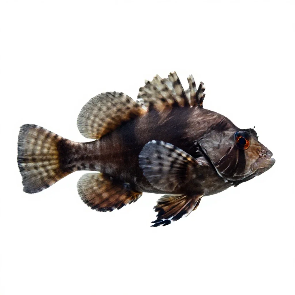 Soldierfish isolated on a white background