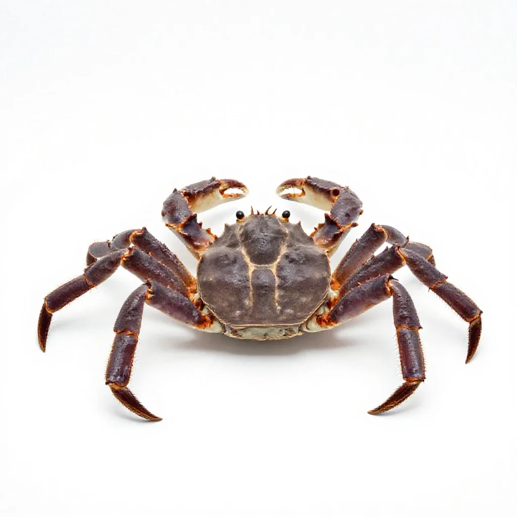 Stone crab isolated on a white background