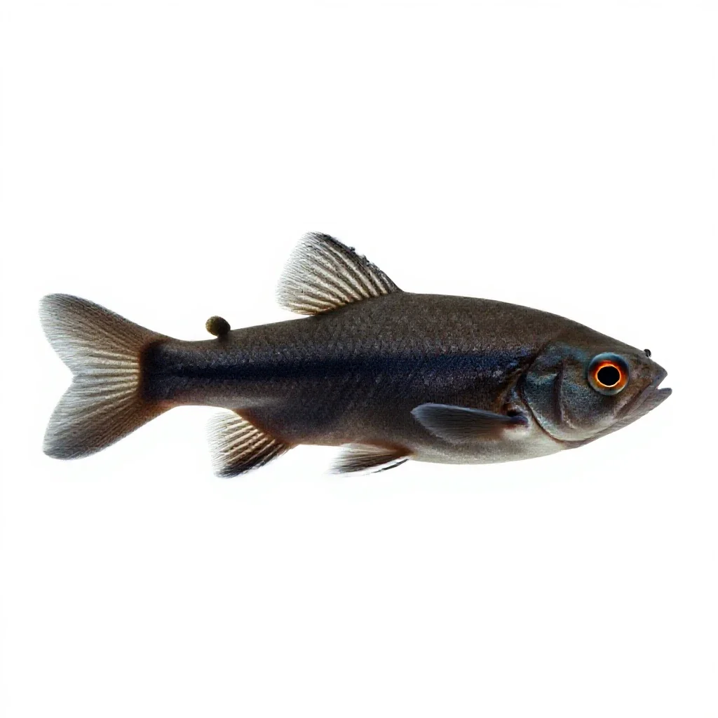 Topminnow isolated on a white background