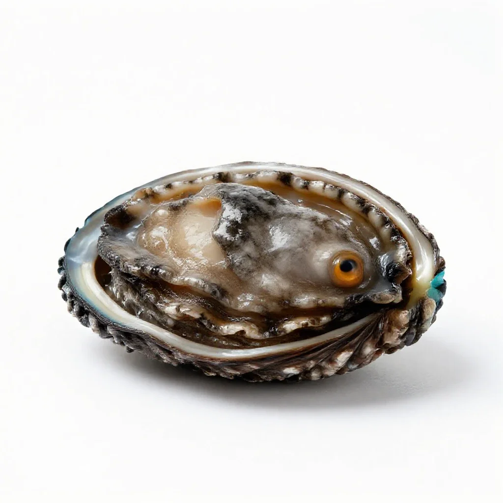Abalone isolated on a white background