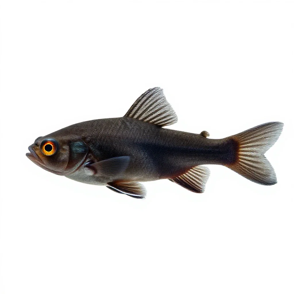 Anomalops isolated on a white background