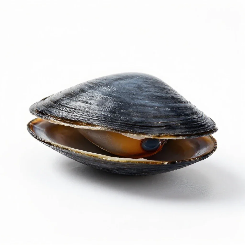 Edible cockle isolated on a white background