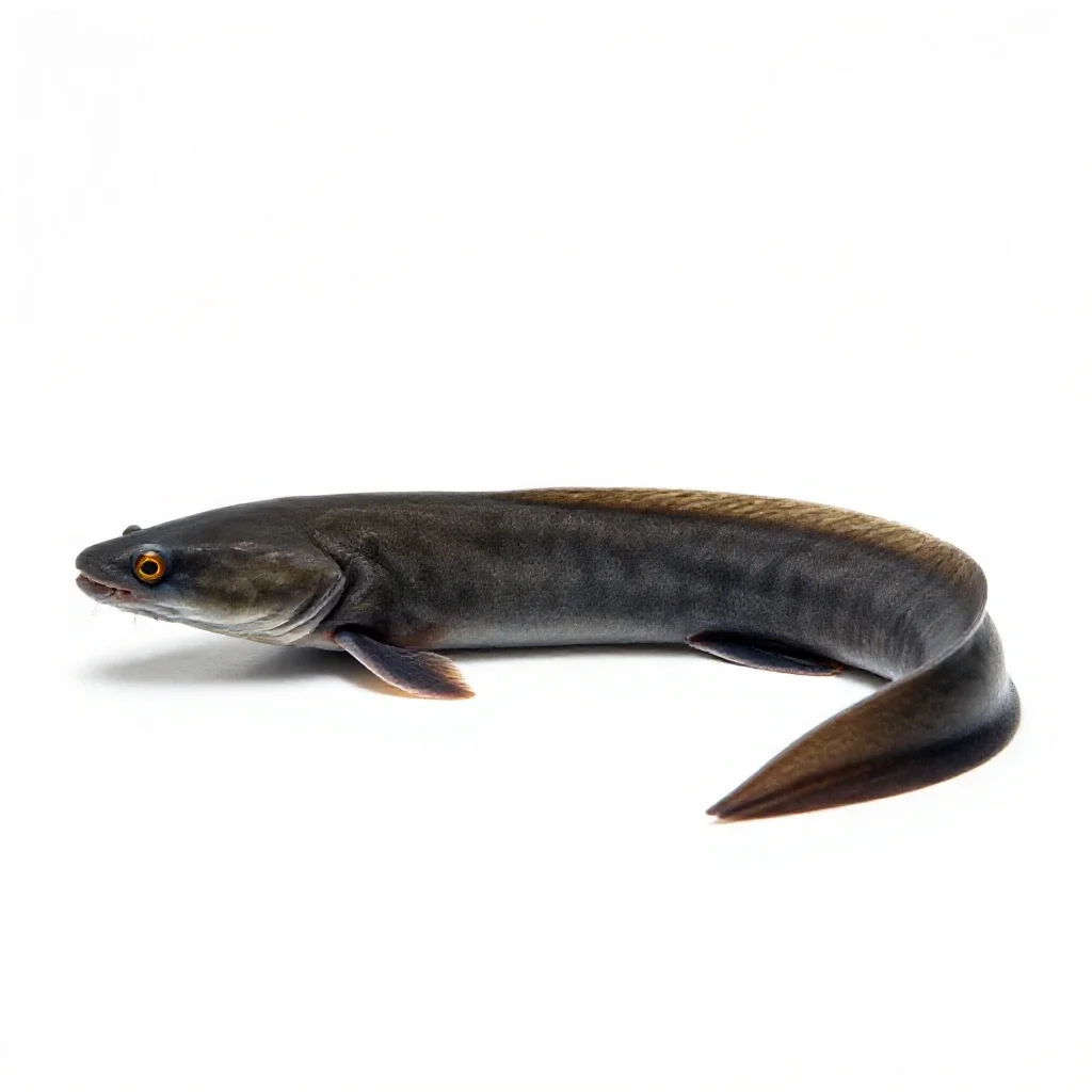 Electric eel isolated on a white background