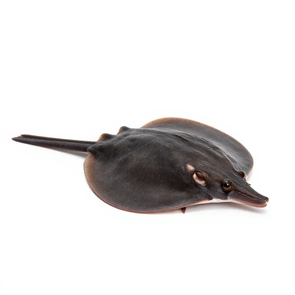 Electric ray isolated on a white background