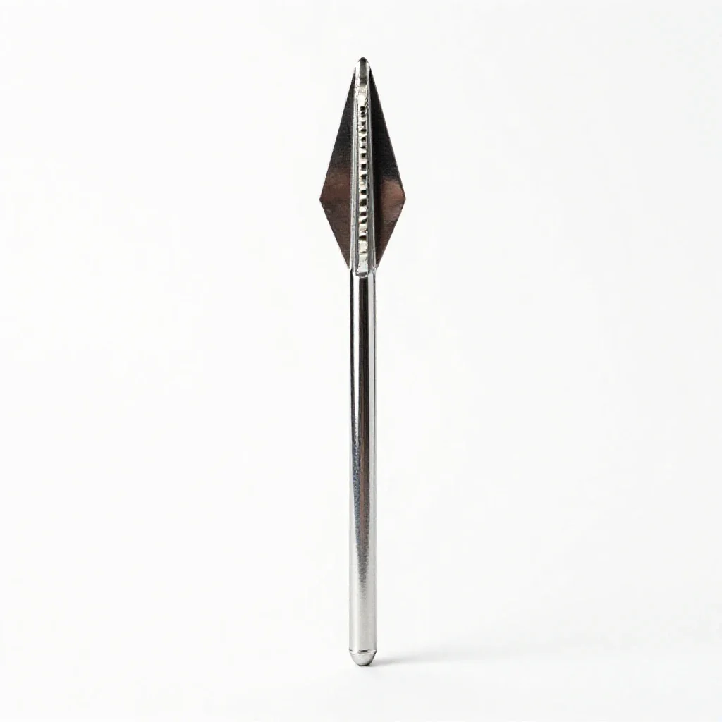 Butt shaft isolated on a white background