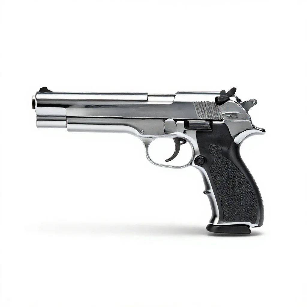 Firearm isolated on a white background