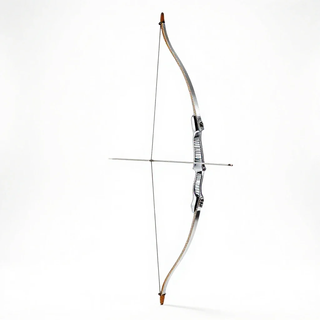 Longbow isolated on a white background