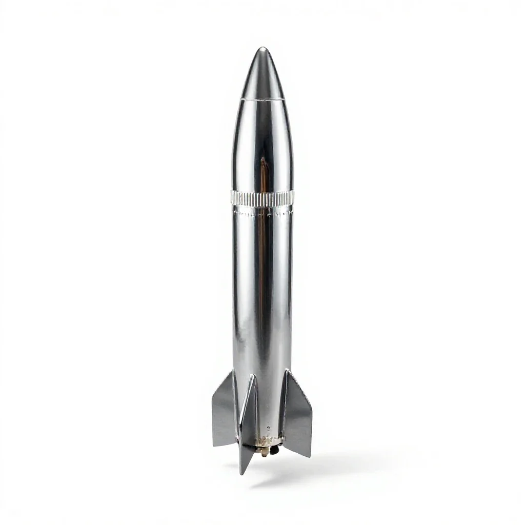 Missile isolated on a white background