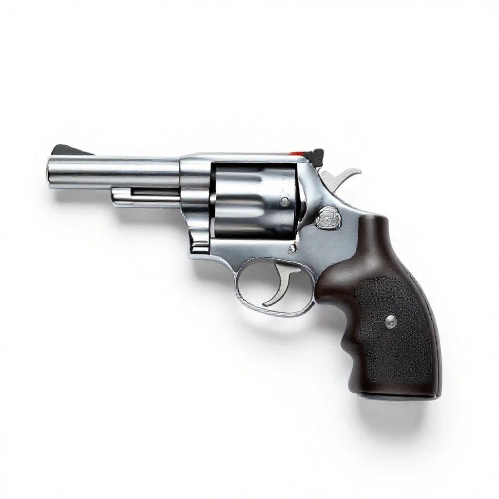 Revolver isolated on a white background