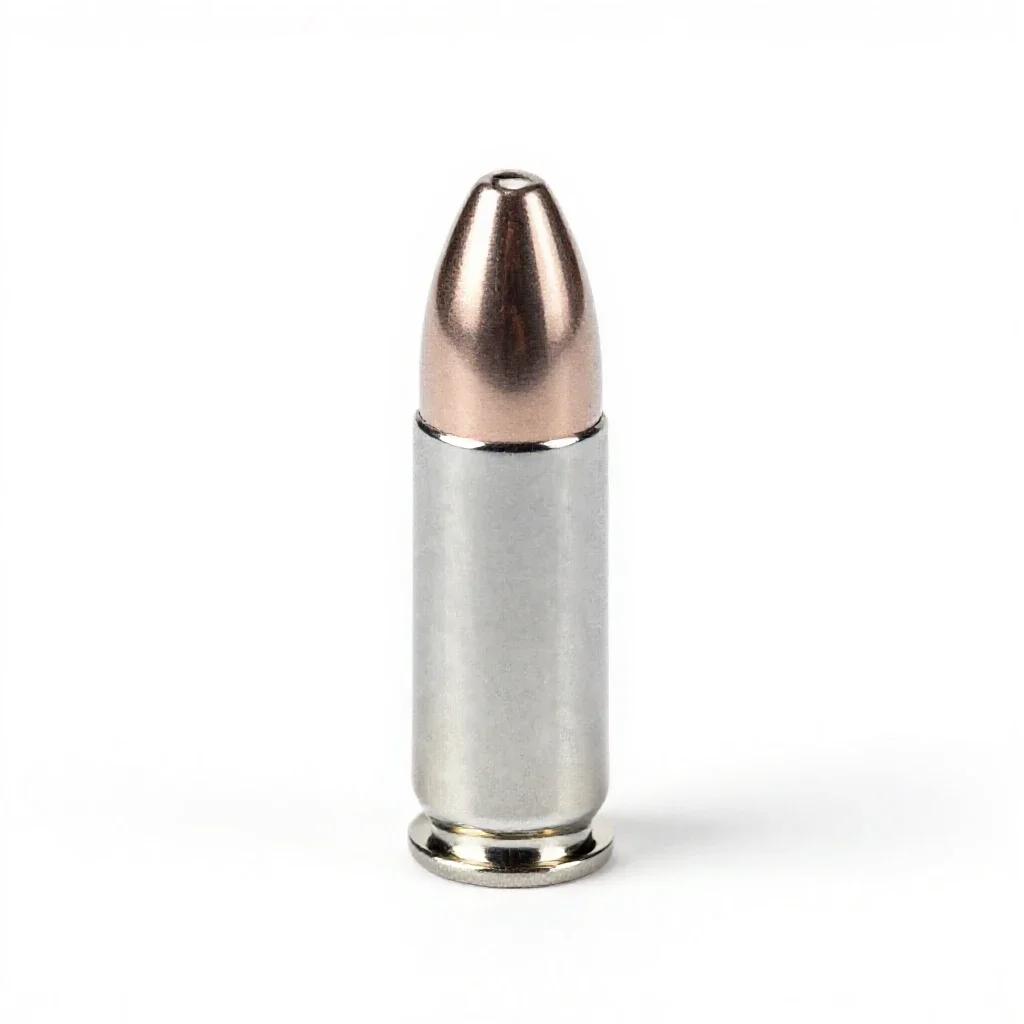 Rifle ball isolated on a white background