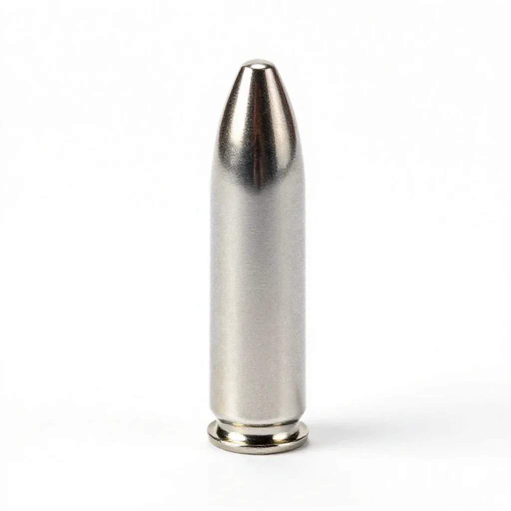 Rubber bullet isolated on a white background