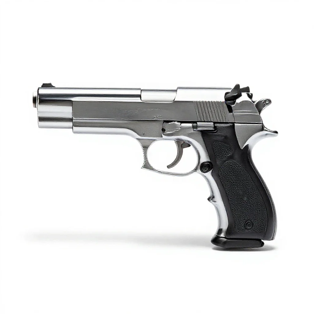 Set gun isolated on a white background