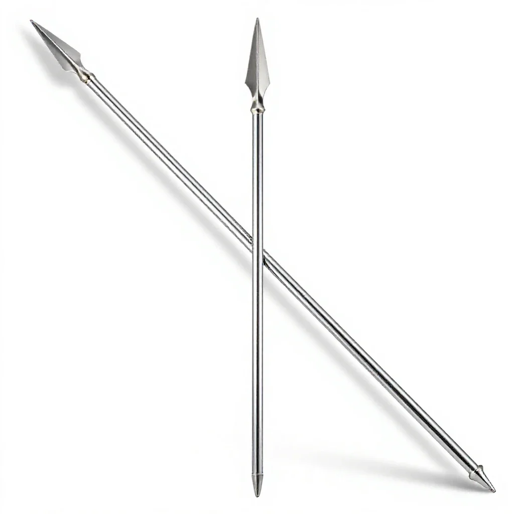 Spear isolated on a white background
