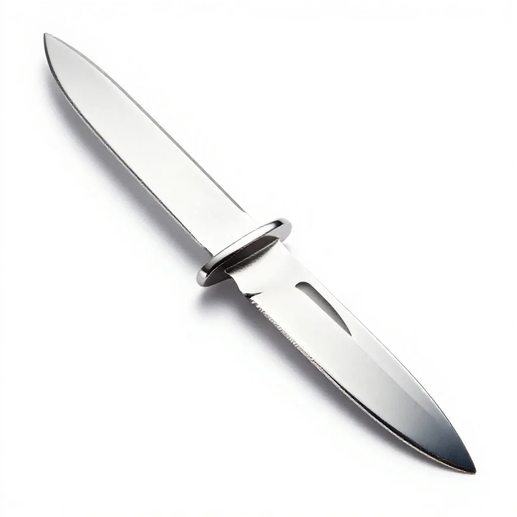 Trench knife isolated on a white background