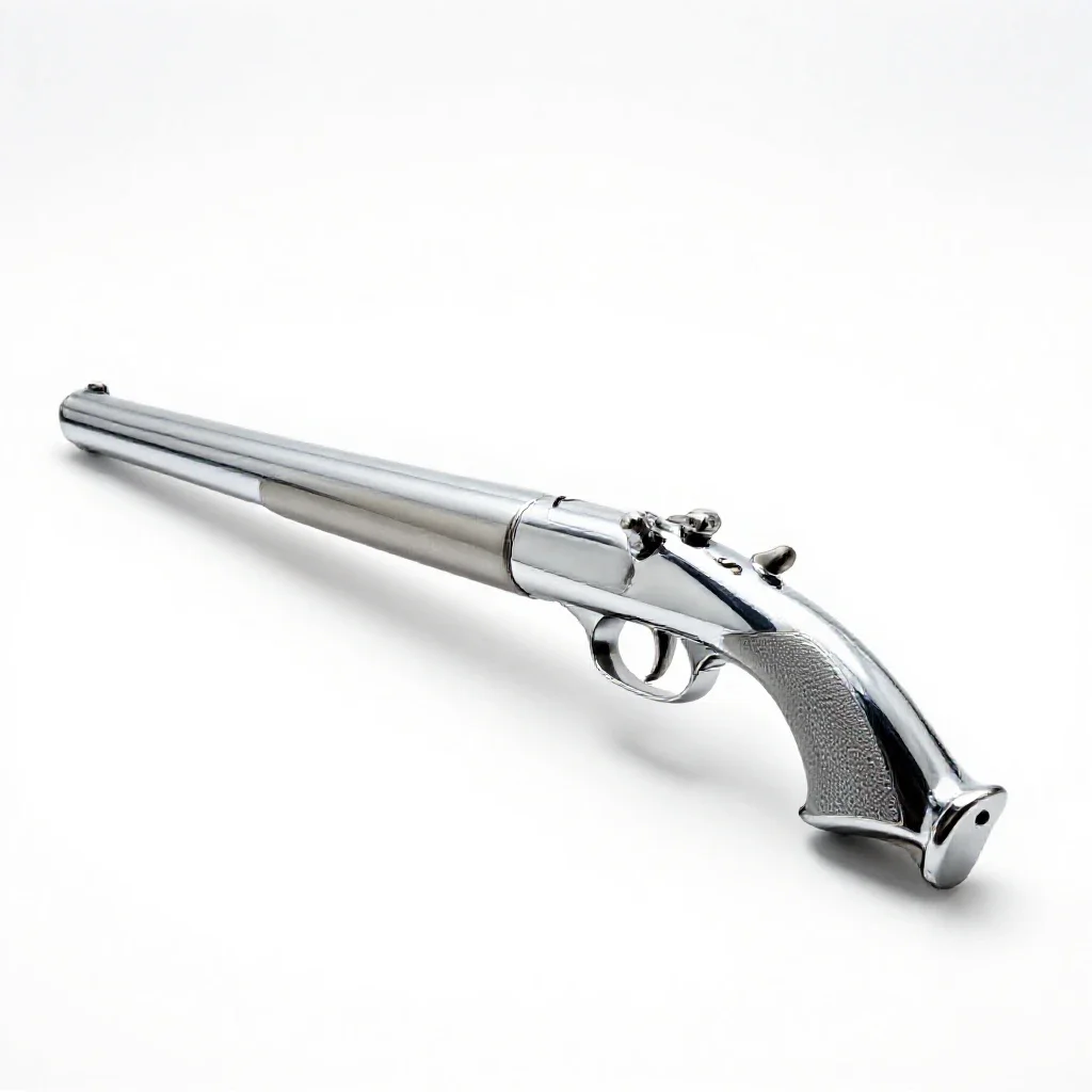 Whaling gun isolated on a white background