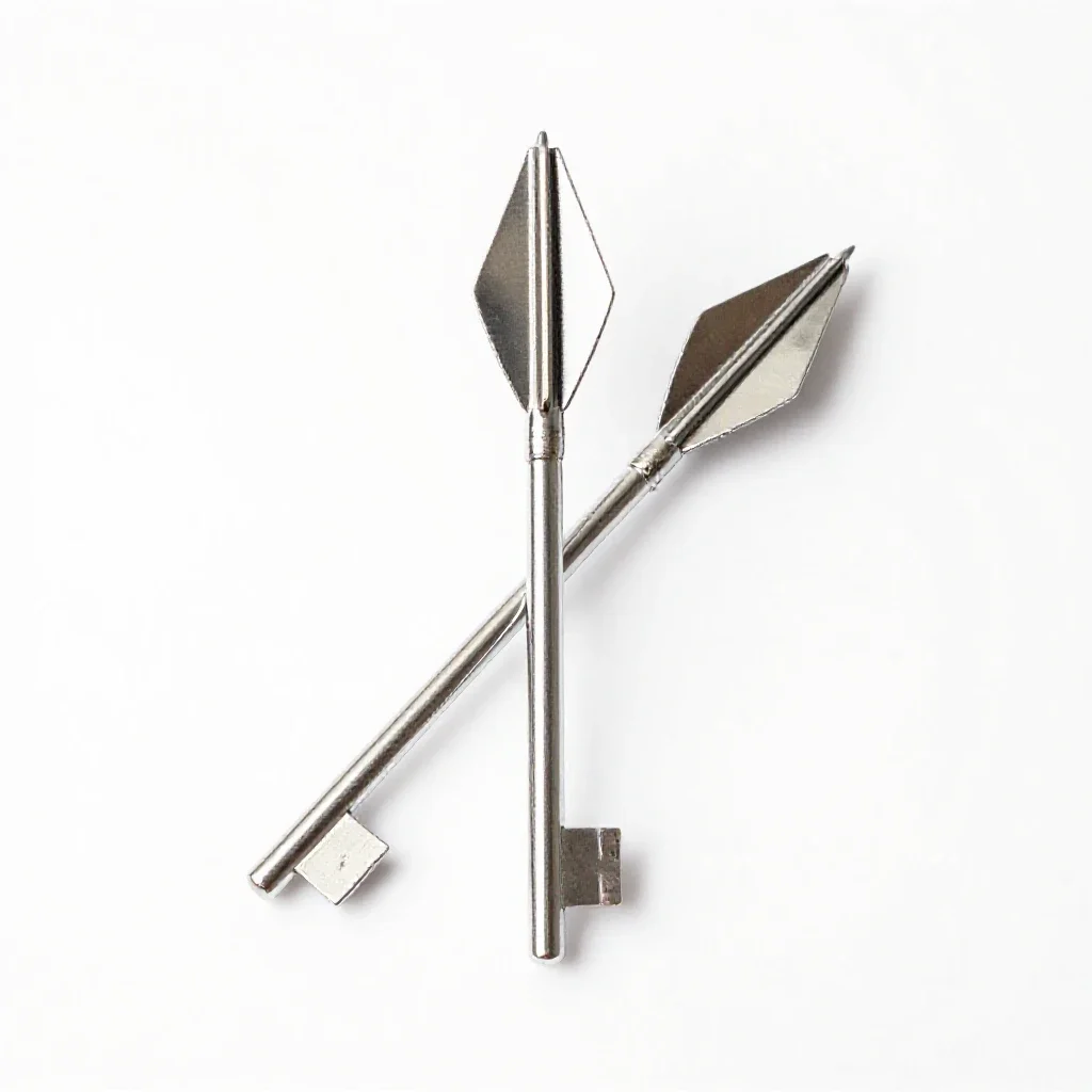 Arrow isolated on a white background