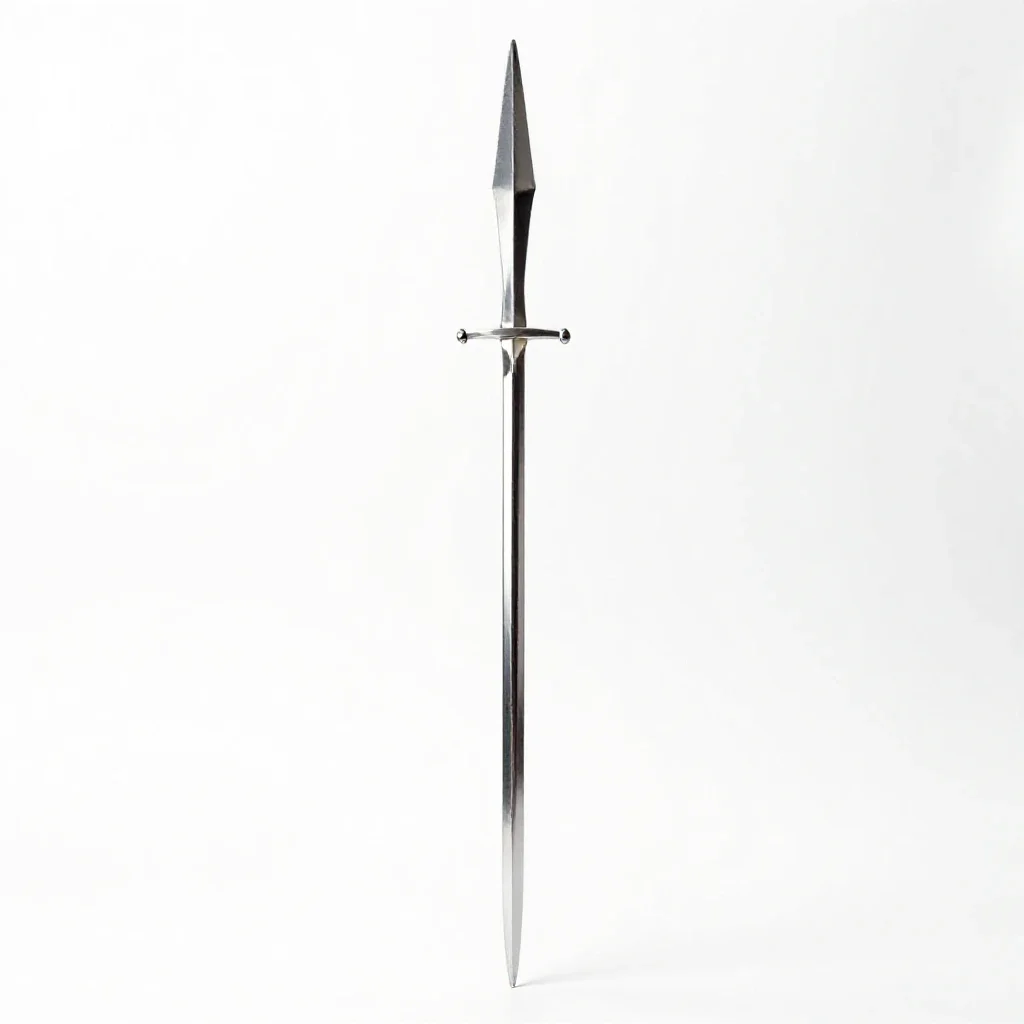 Assegai isolated on a white background