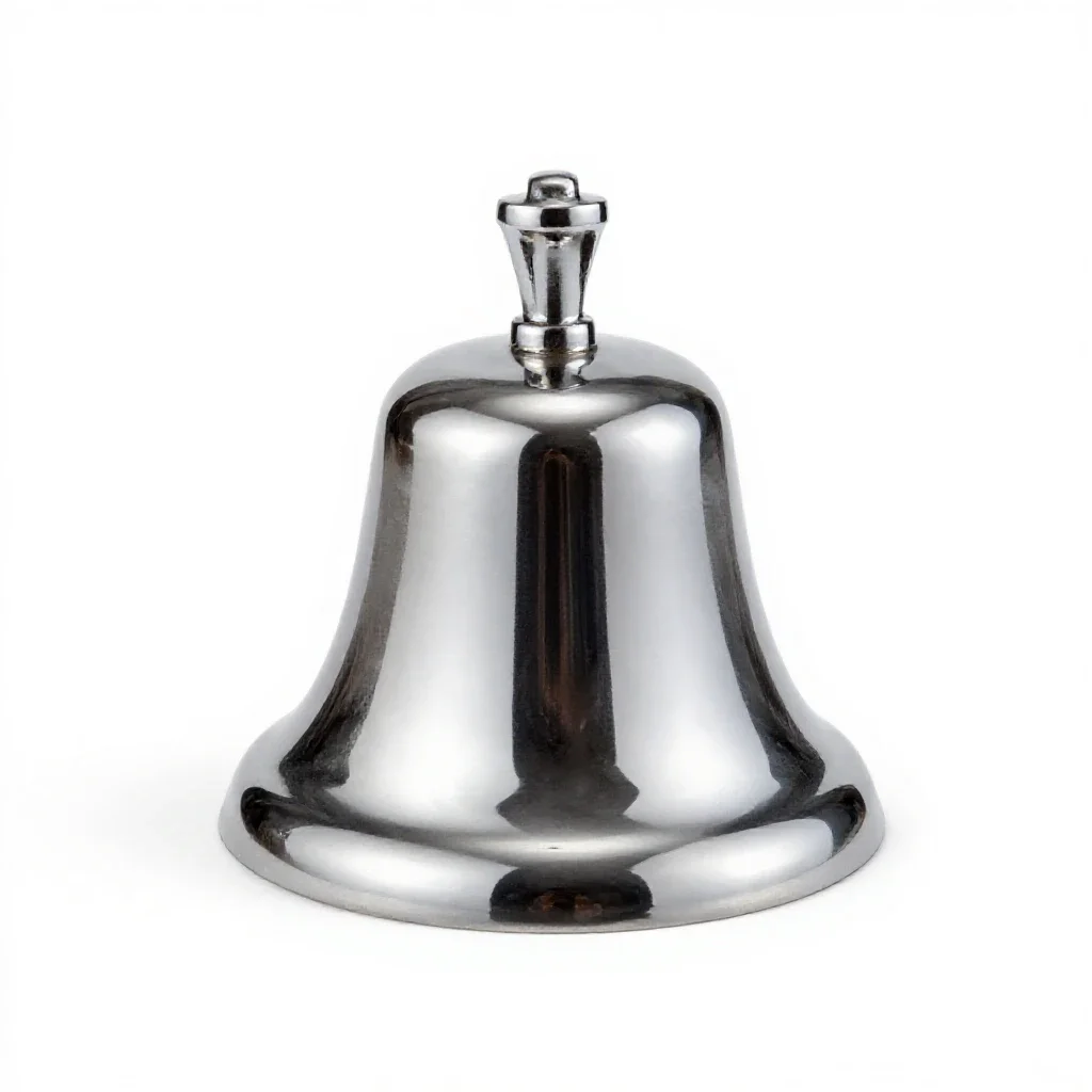 Bell push isolated on a white background
