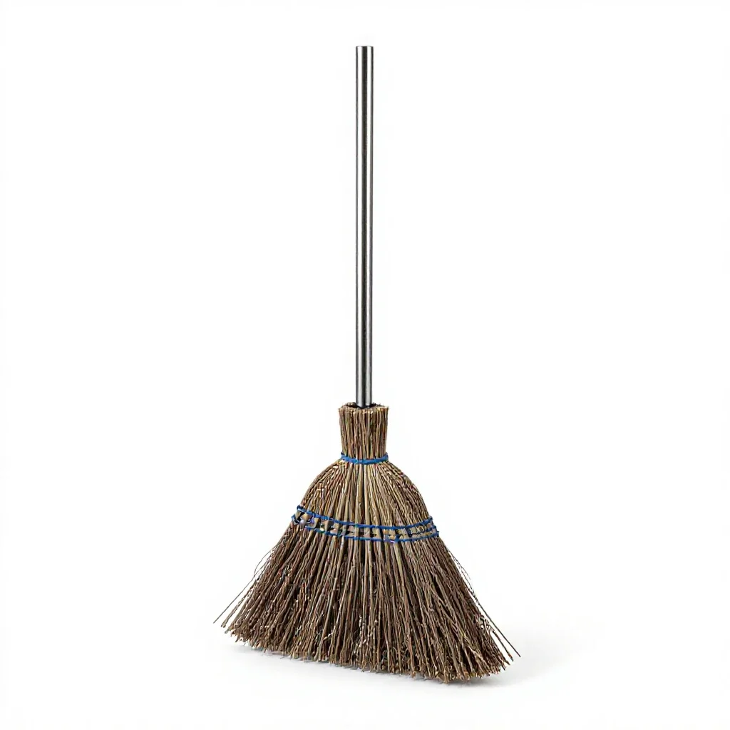 Besom isolated on a white background