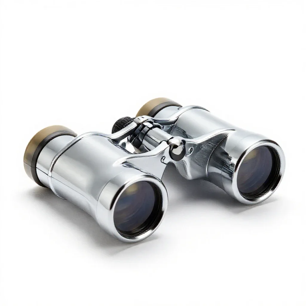 Binoculars isolated on a white background