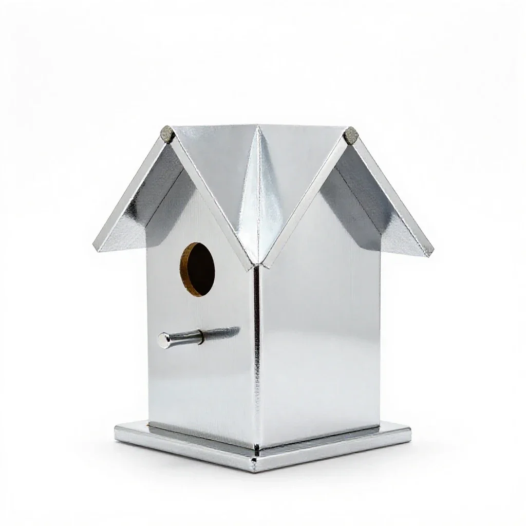 Birdhouse isolated on a white background