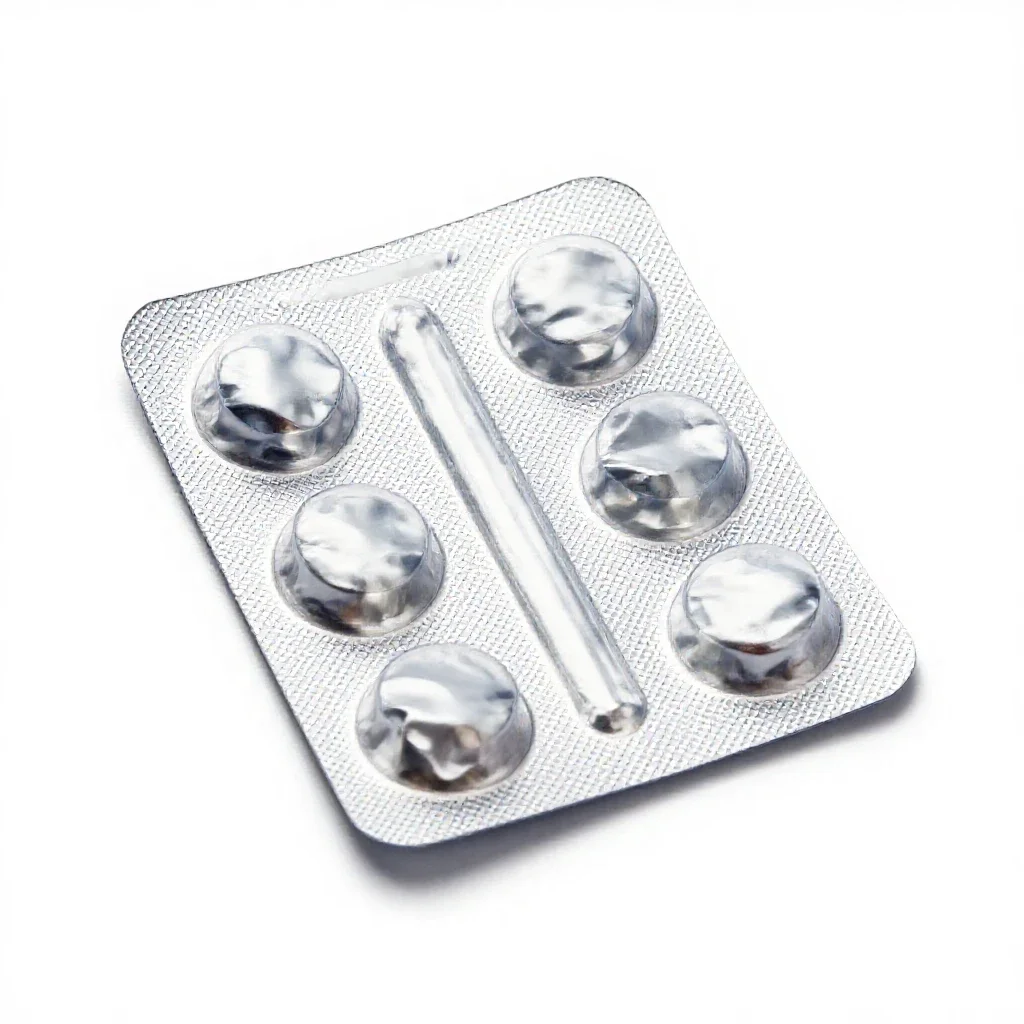 Blister pack isolated on a white background