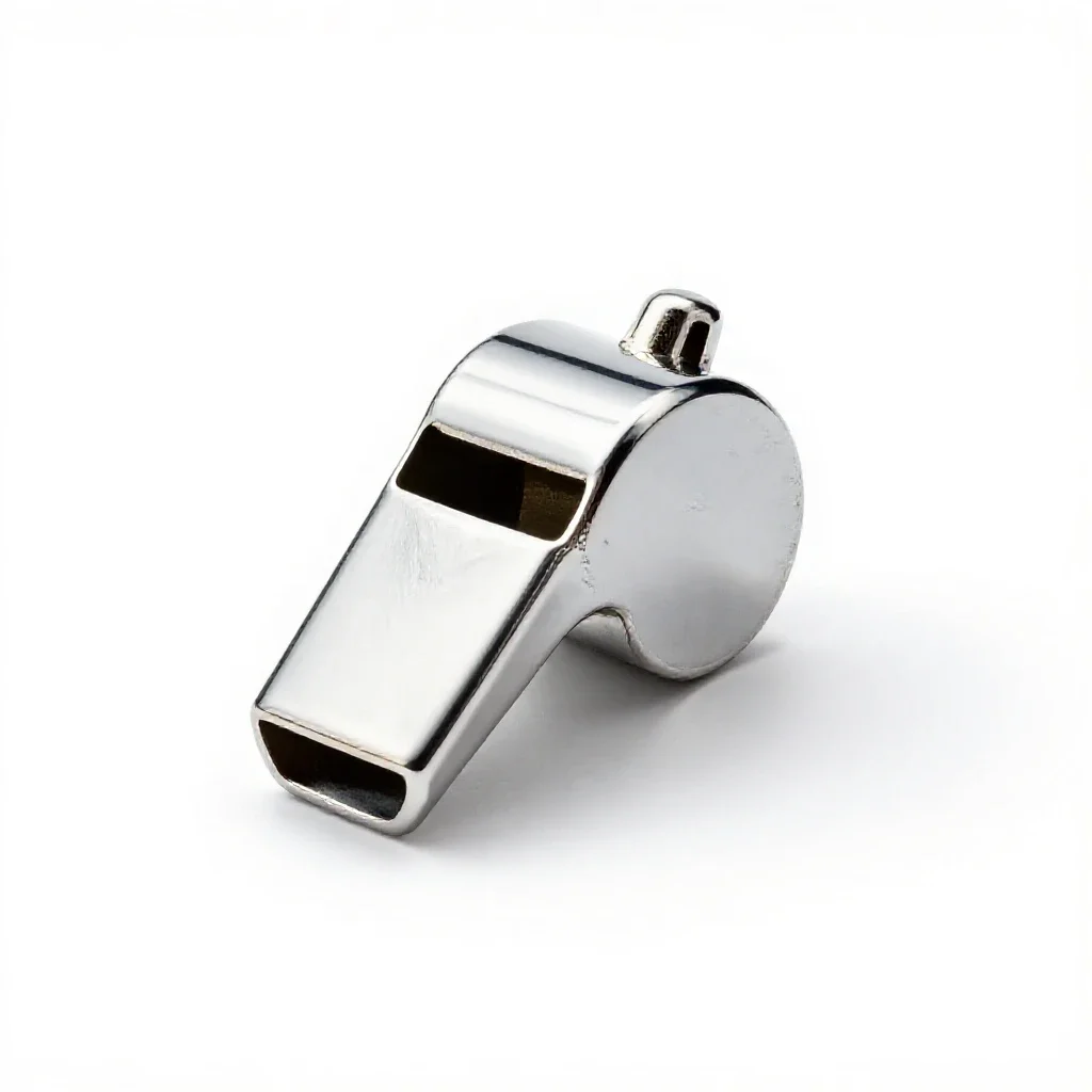 Boat whistle isolated on a white background