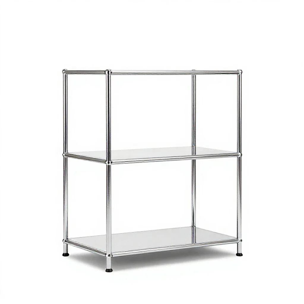 Bookshelf isolated on a white background