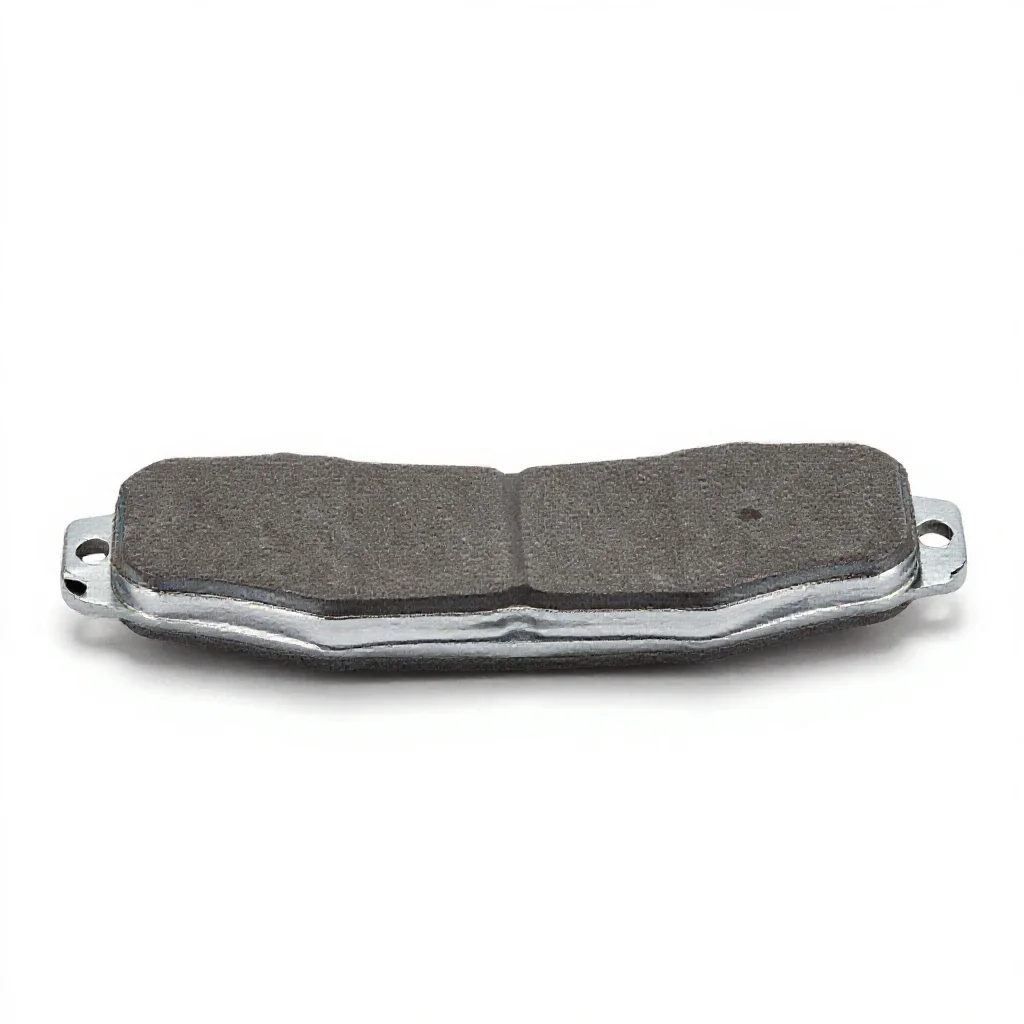 Brake lining isolated on a white background