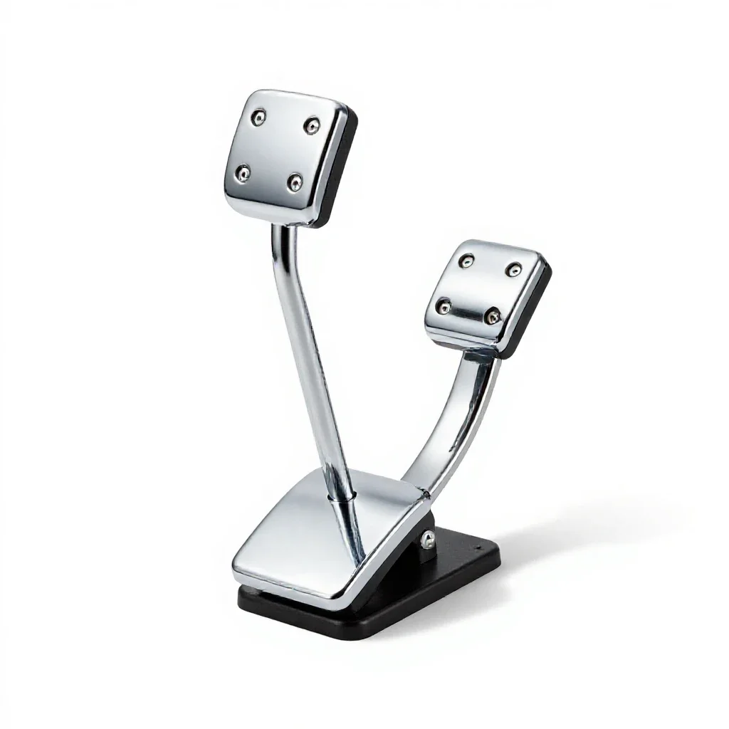 Brake pedal isolated on a white background