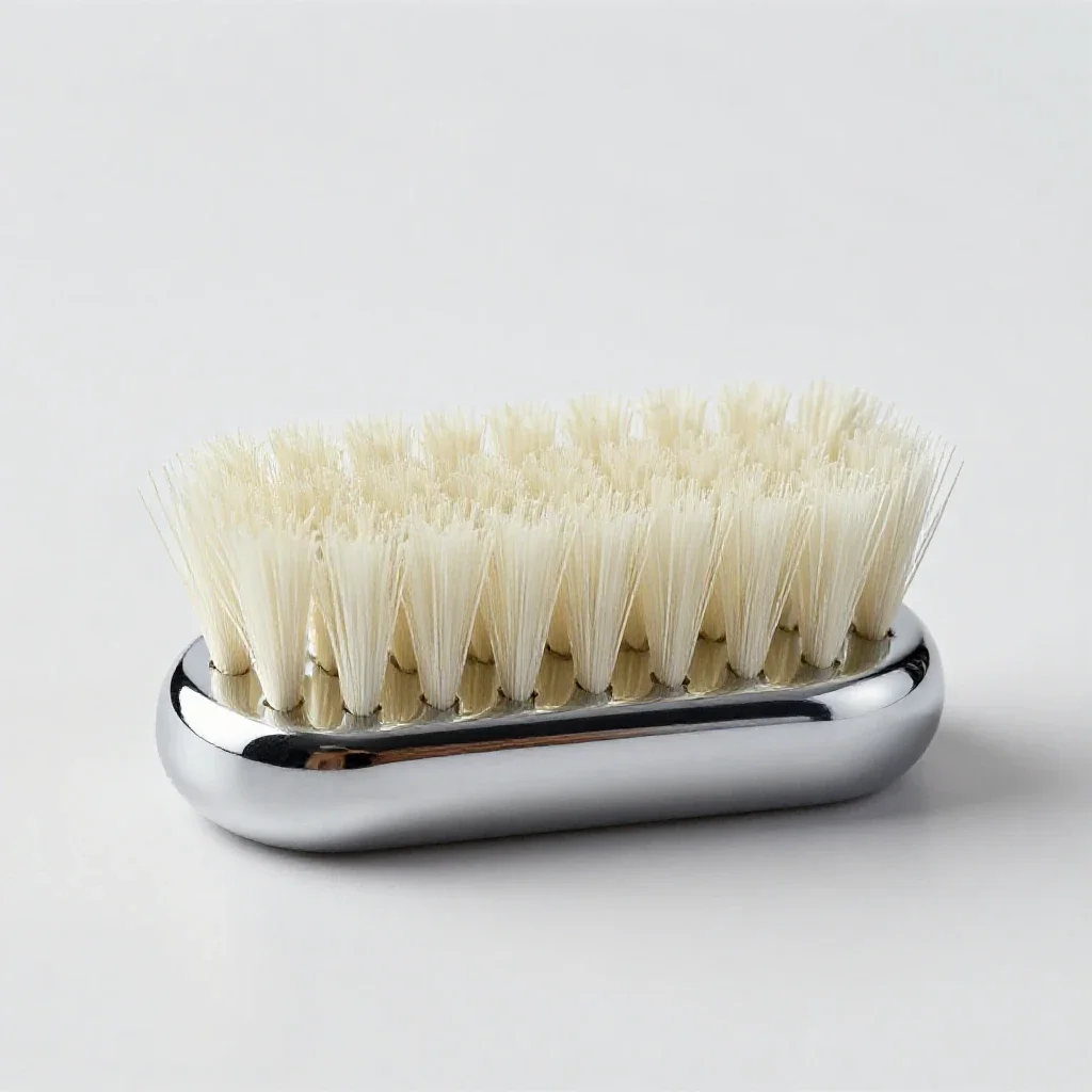 Bristle brush isolated on a white background