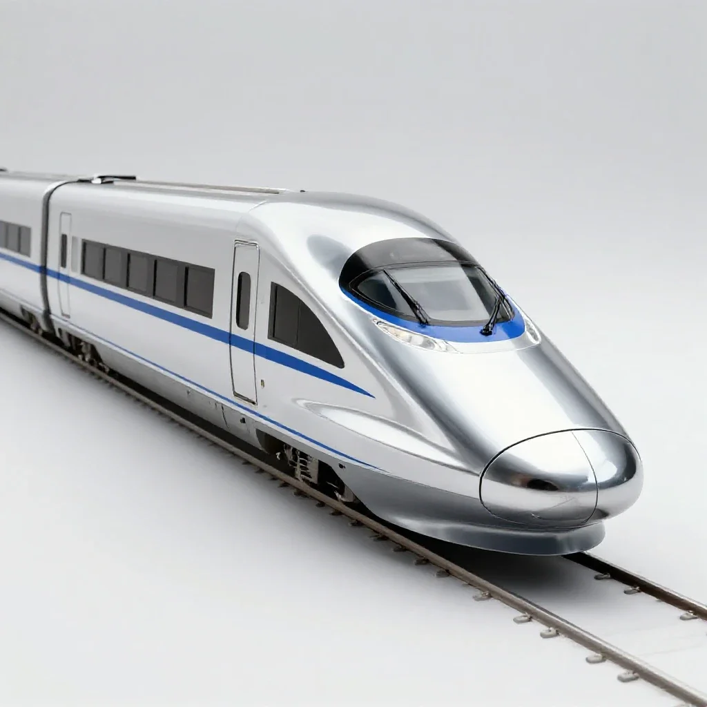 Bullet train isolated on a white background