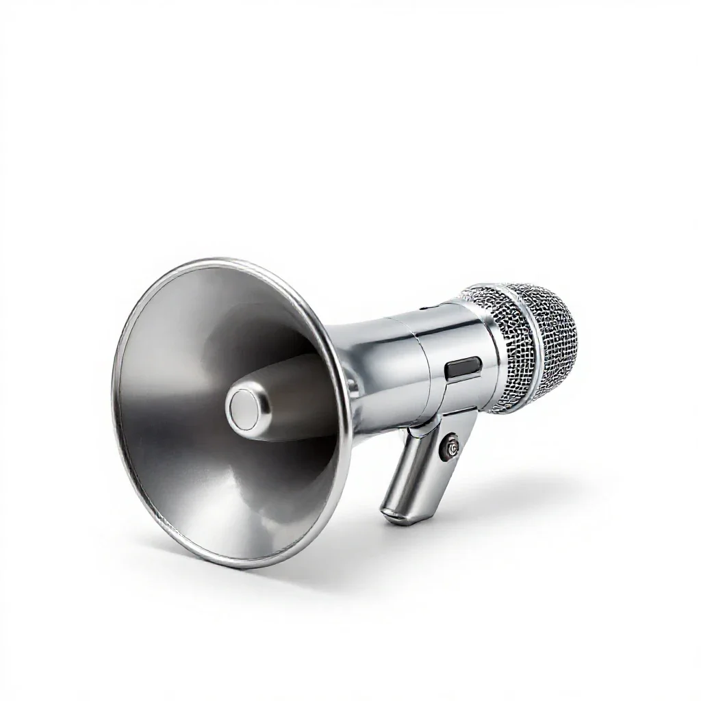 Bullhorn isolated on a white background