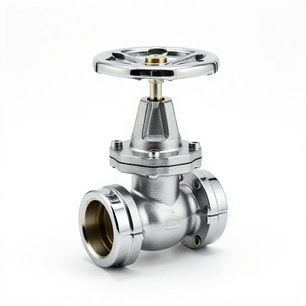 Butterfly valve isolated on a white background