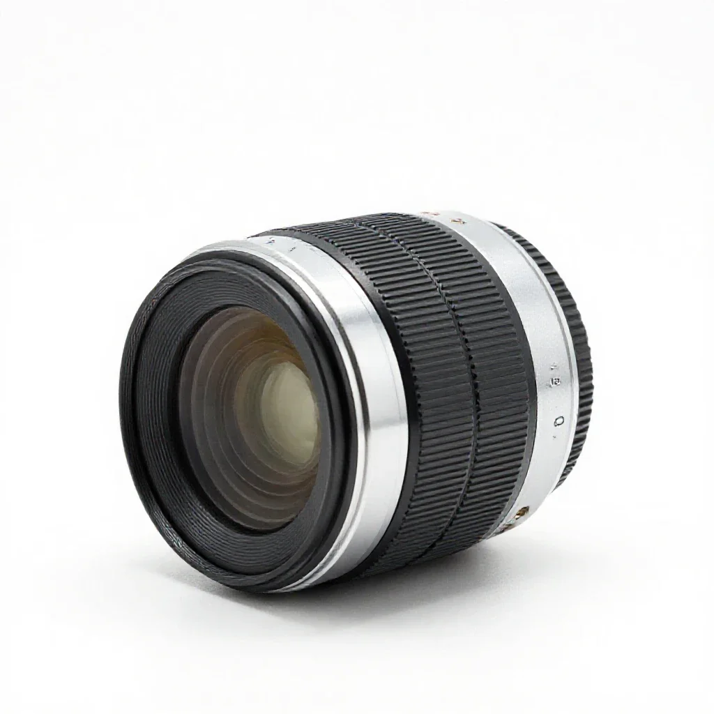 Camera lens isolated on a white background