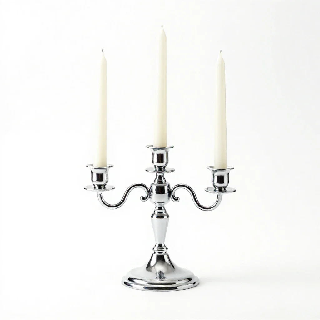 Candlestick isolated on a white background