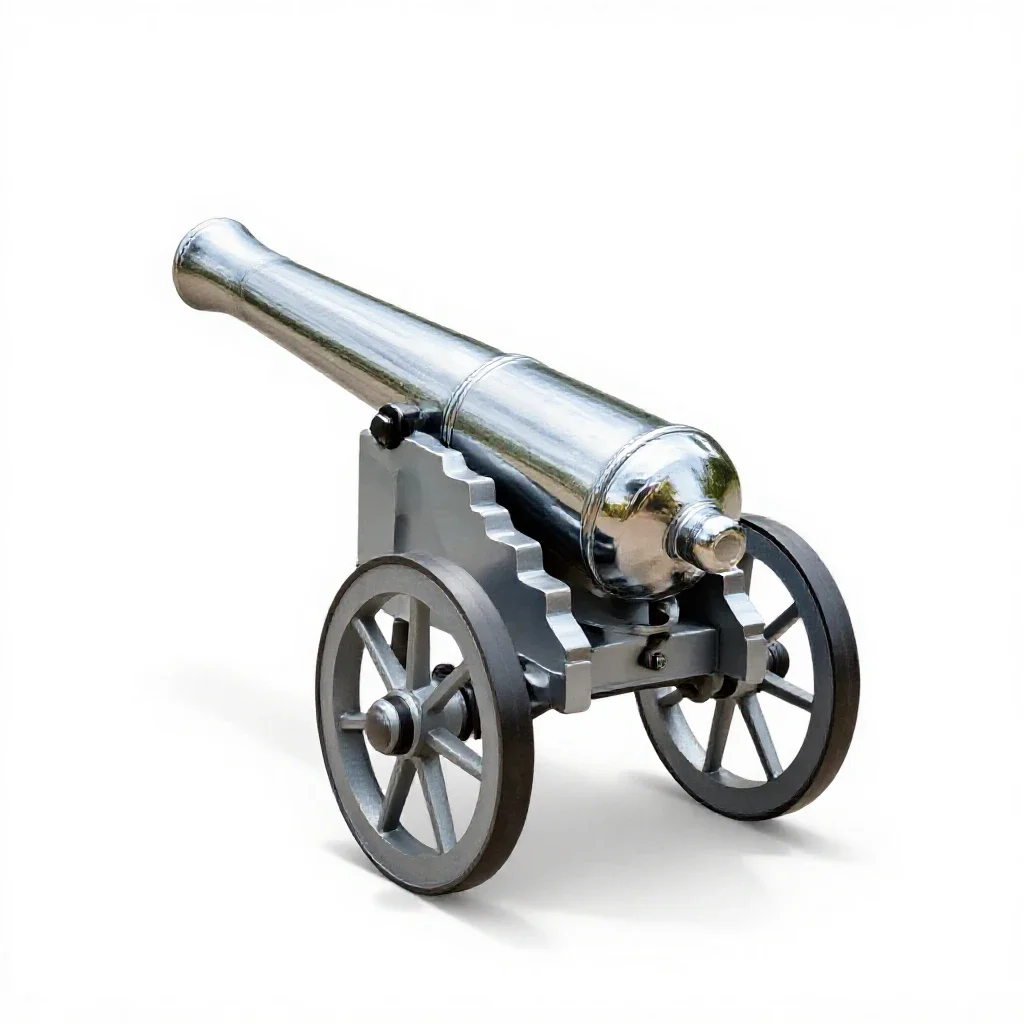 Cannon isolated on a white background