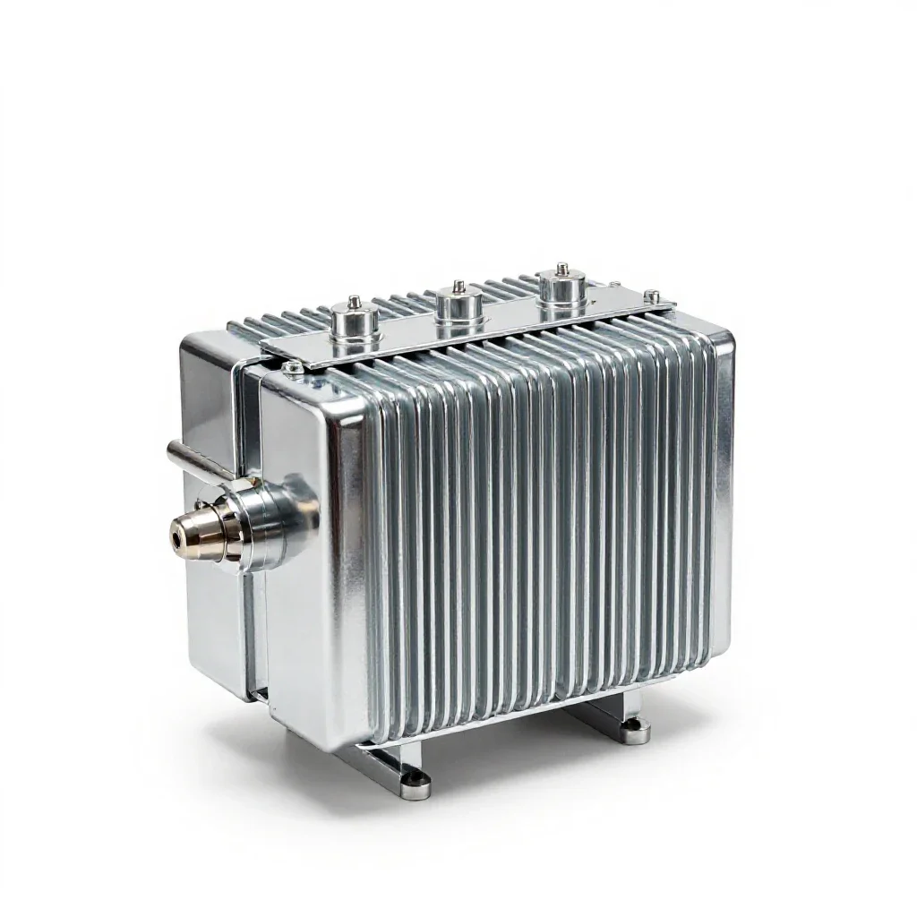 Cascade transformer isolated on a white background