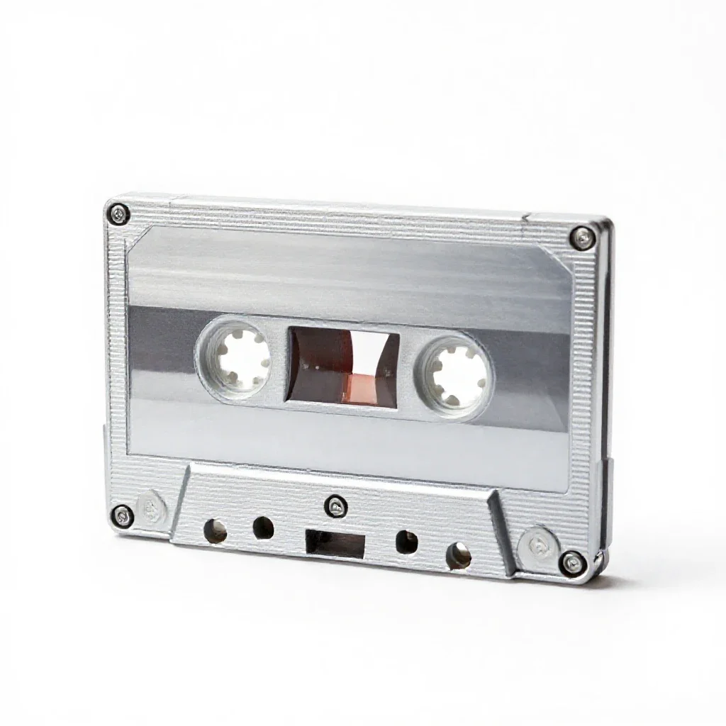Cassette tape isolated on a white background