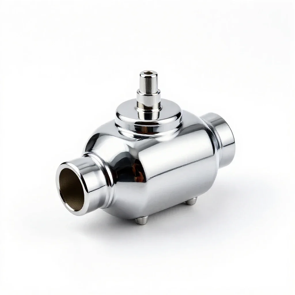 Catalytic converter isolated on a white background