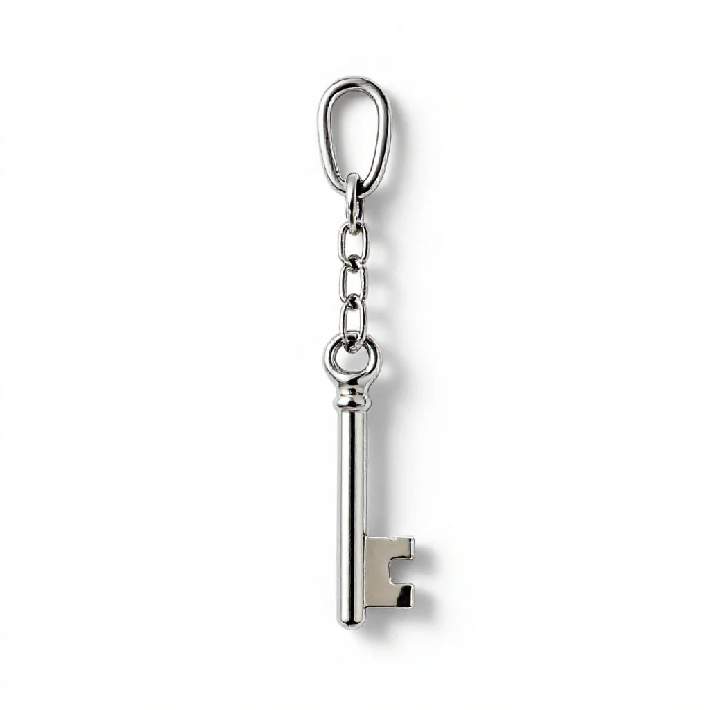 Chatelaine isolated on a white background