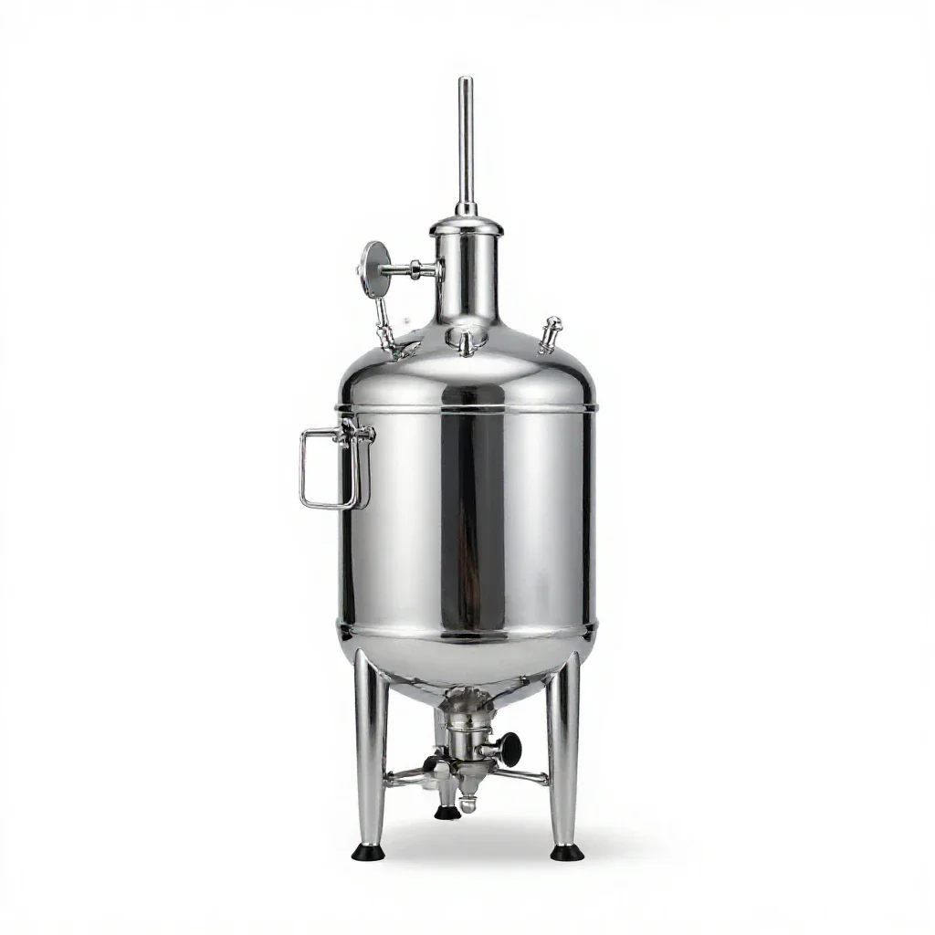 Chemical reactor isolated on a white background