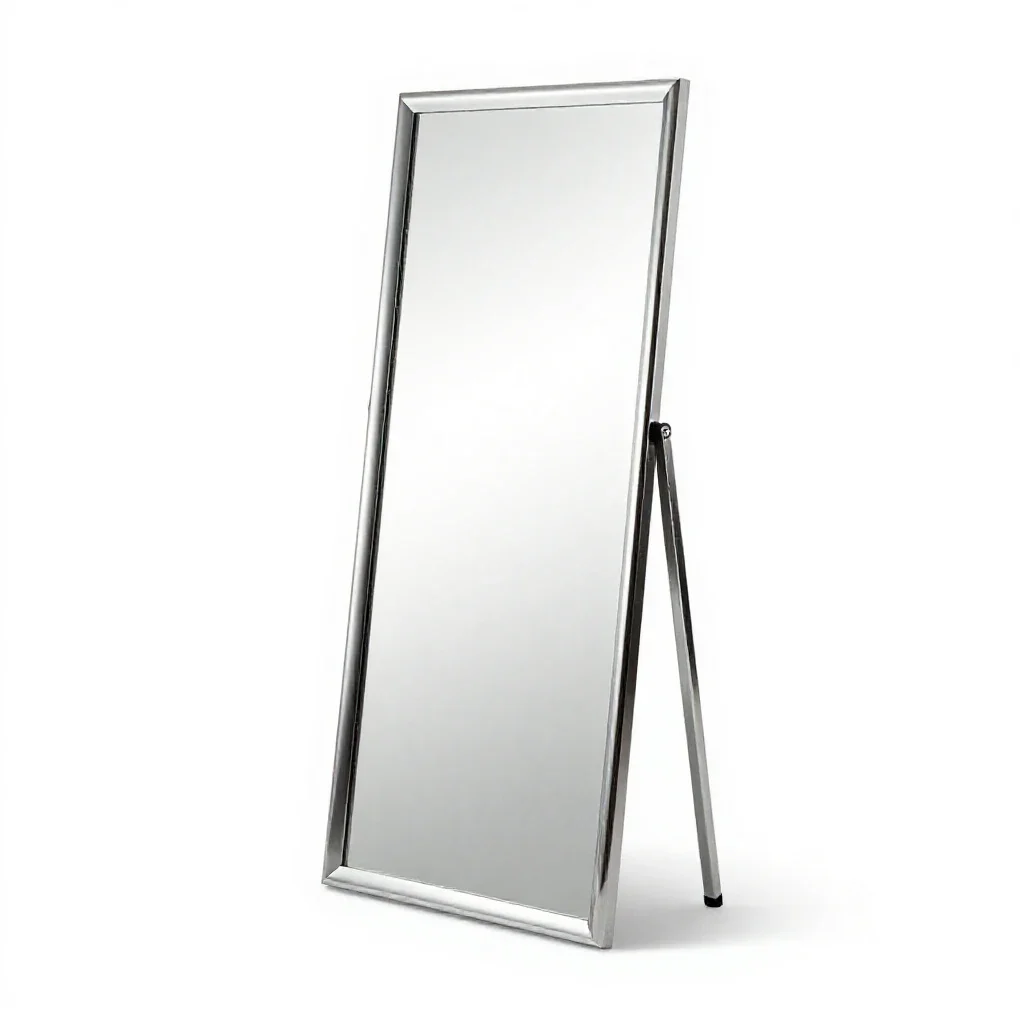 Cheval glass isolated on a white background
