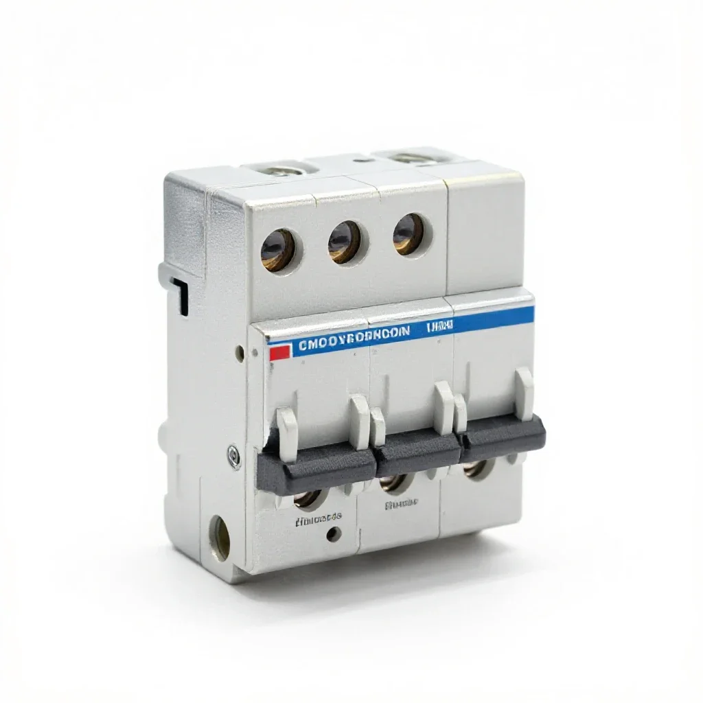 Circuit breaker isolated on a white background
