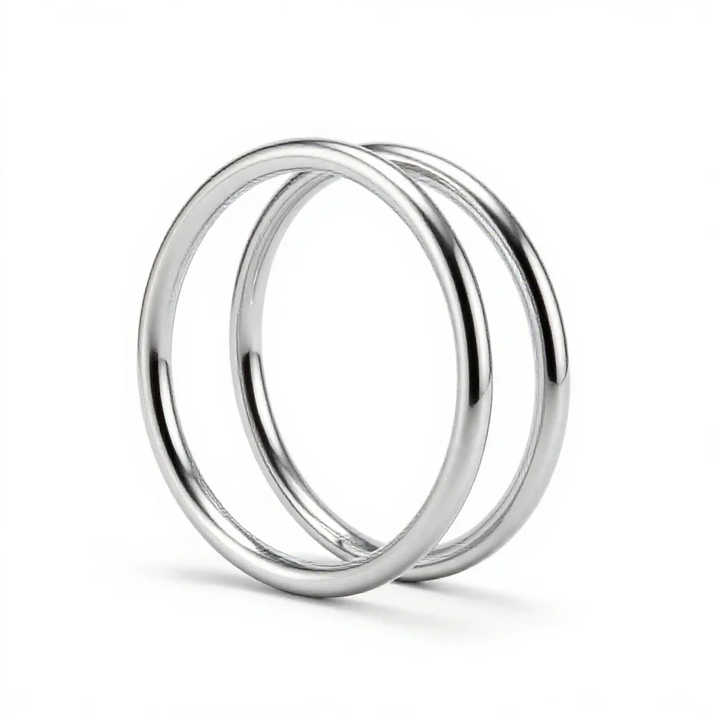 Closed loop isolated on a white background