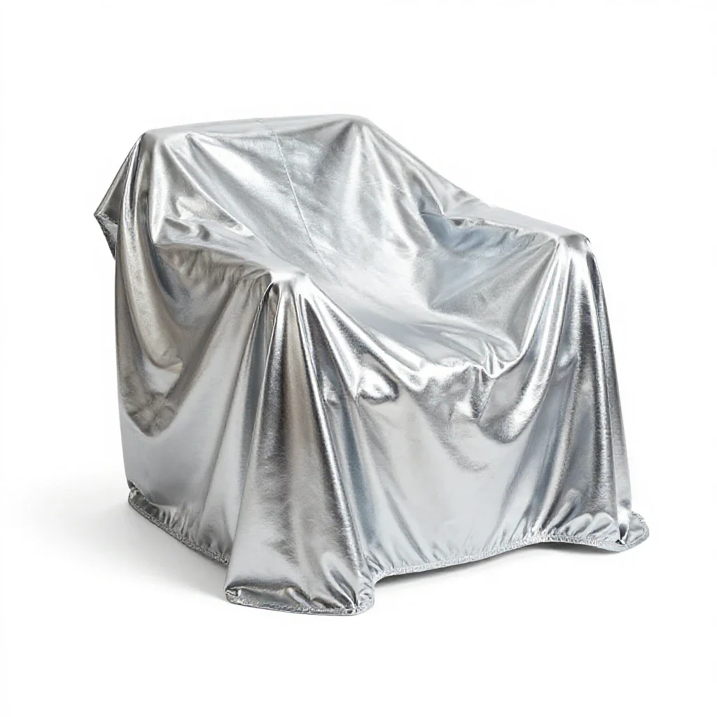 Cloth covering isolated on a white background