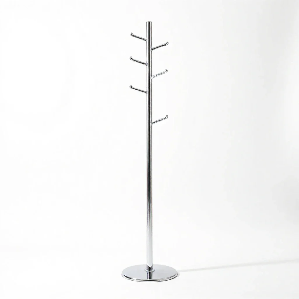 Clothes tree isolated on a white background