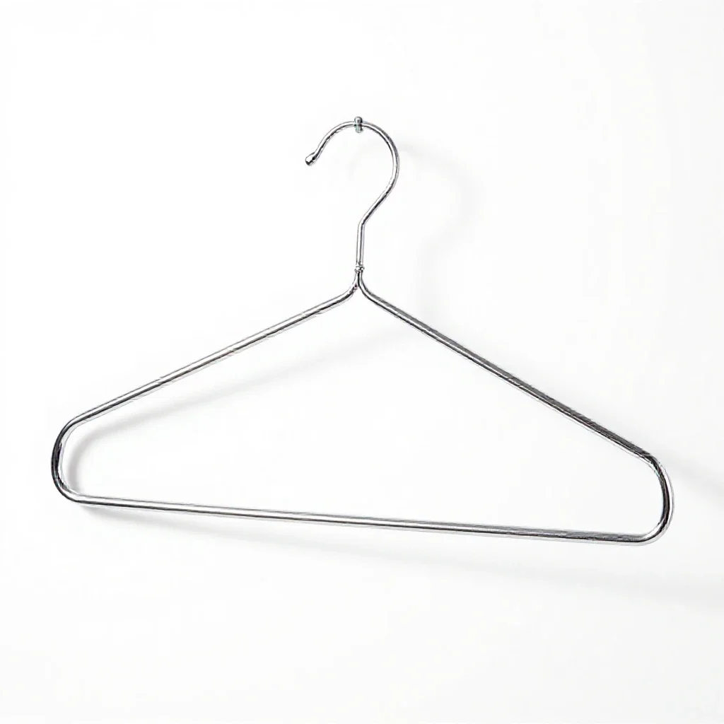 Coat hanger isolated on a white background
